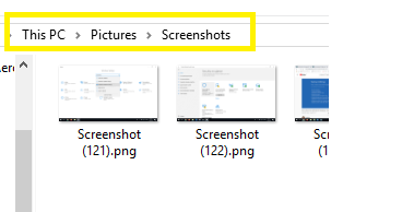 screenshot from windows+PTRC key
