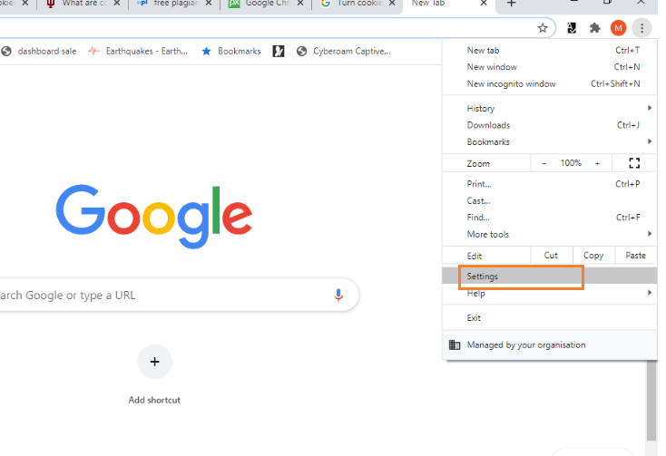 Google Chrome Setting