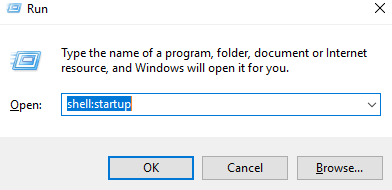 Windows 10 Startup Directory