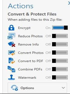 Password Protect a Zip File using WinZip
