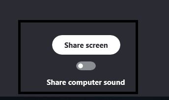 Share Screen Previous Options in Skype