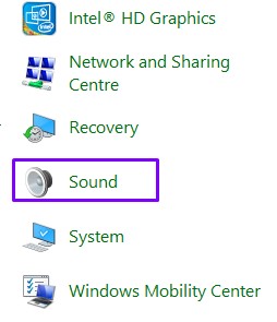 Sound Options