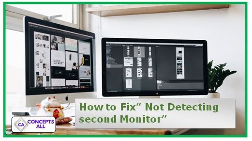 not detecting second monitor