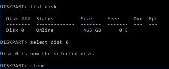 select Disk