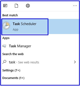 How to Open Task Scheduler on Windows 10