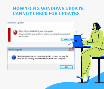 Windows Update currently cannot check for update
