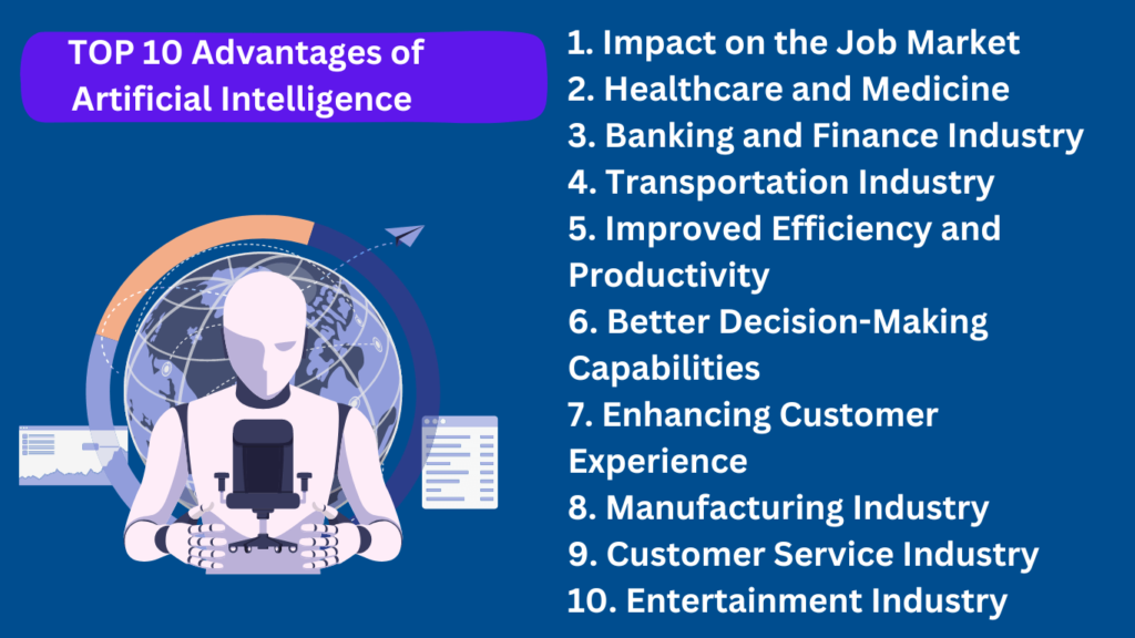 TOP 10 Advantages of Artificial Intelligence Benefit of AI