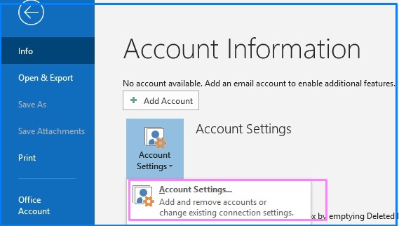 Account Settings