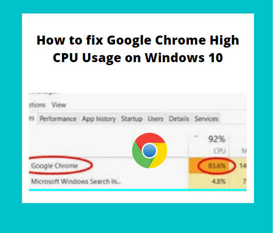 Google chrome high CPU usage