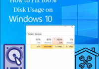 100% Disk usage on Windows 10