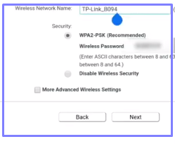 WiFi user name and password