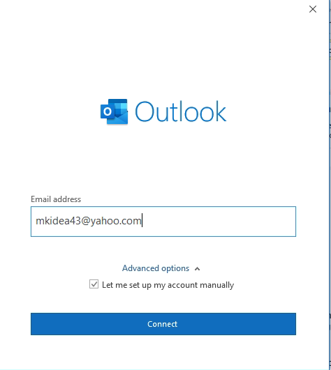 Settings for yahoo mail in Outlook 2019/2016 - Concepts All