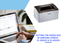 Setting the Paper Size in Samsung Xpress SL-M2020 & SL-M2026 Series