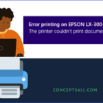 The Printer couldn't print this document error printing on Epson