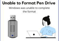 unable to format Pen drive