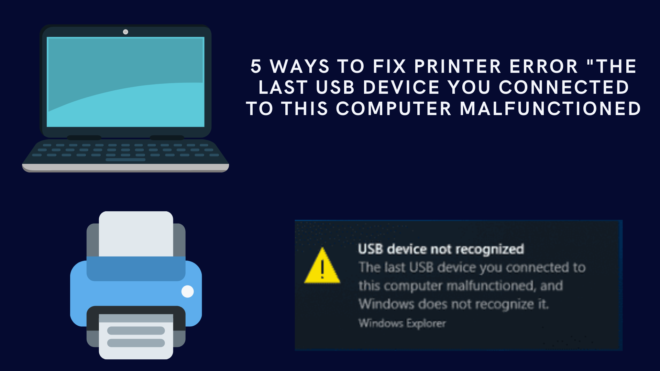 The last usb device you connected to this computer malfunctioned что делать