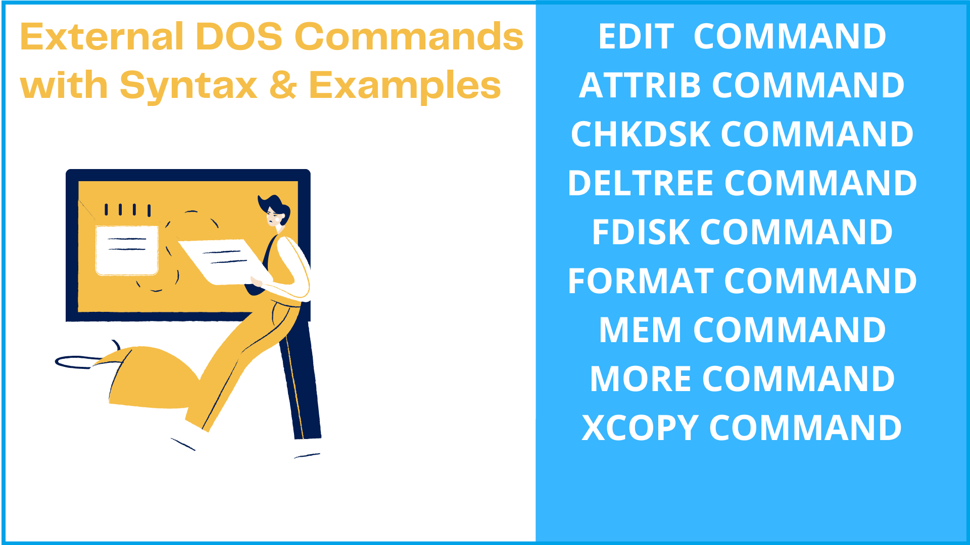 Dos Commands With Examples Pdf