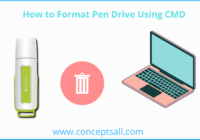 Format Pen Drive Using CMD