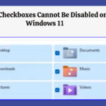 Item Checkboxes Cannot Be Disabled on Windows 11