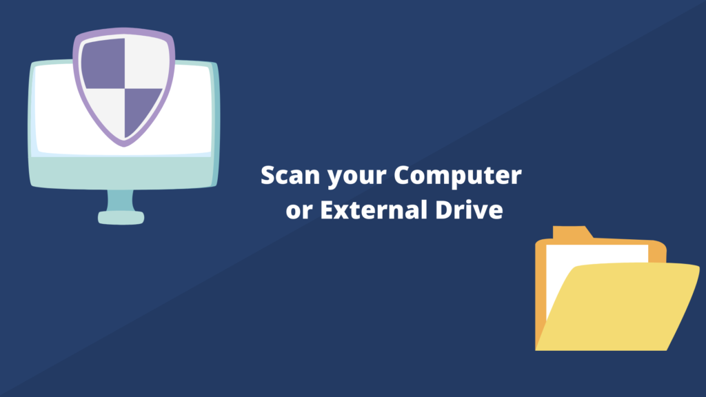Scan your Computer or External Drive