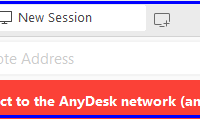 Could not Connect to Anydesk Network