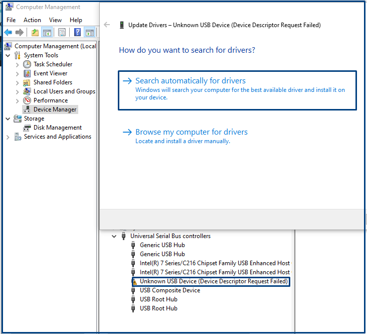 Update USB drivers